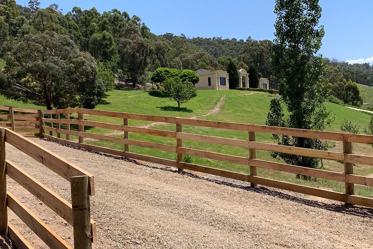 post and rail fencing victoria